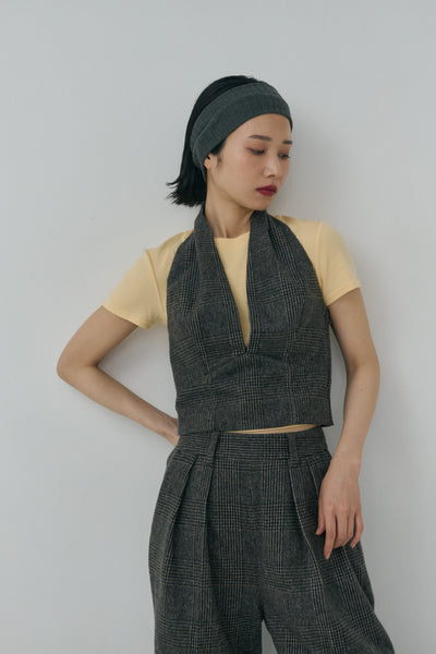 画像をギャラリービューアに読み込む, Check Halter Top