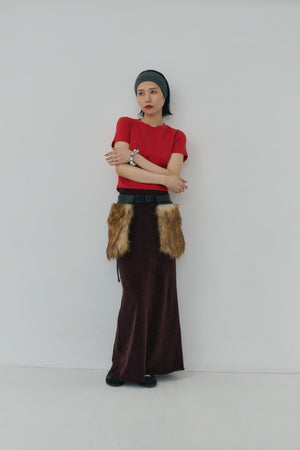 Double Craft Fur Bag
