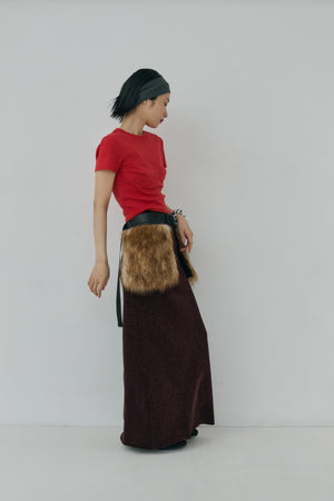 Double Craft Fur Bag