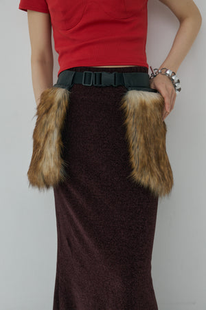 Double Craft Fur Bag
