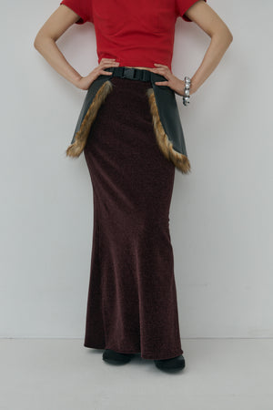 Double Craft Fur Bag