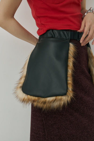 Load image into Gallery viewer, Double Craft Fur Bag