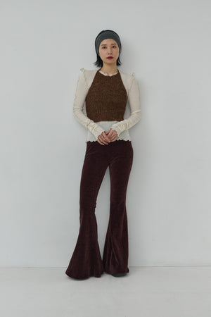 Melange Mohair Halter Top