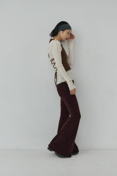 画像をギャラリービューアに読み込む, 【予約商品】Mole Knit Bell Bottoms【12月中~下旬発送予定】