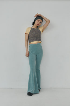 Melange Mohair Halter Top