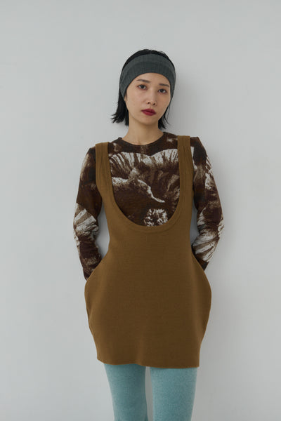 画像をギャラリービューアに読み込む, 2way Form Mini knit dress