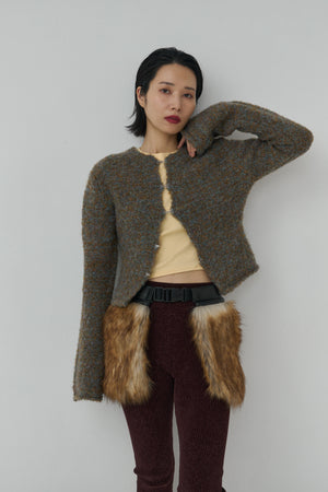 【予約商品】Double Craft Fur Bag【10月下旬発送予定】