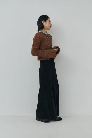 Loop yarn Flare Sleeve Cardigan