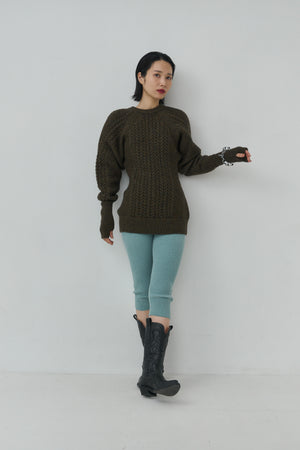 Sharp shape Wool pullover