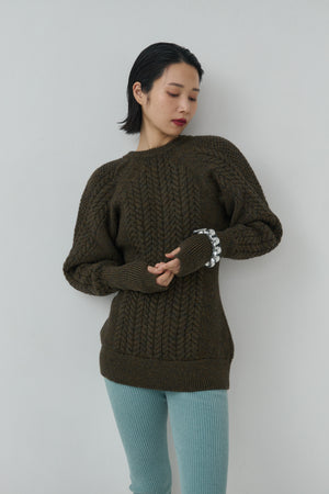 Sharp shape Wool pullover