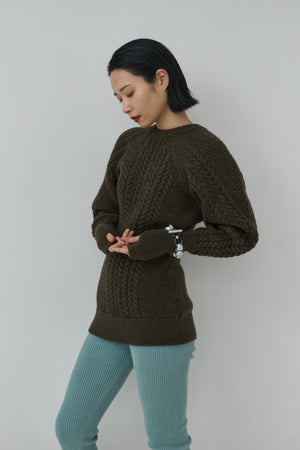 Sharp shape Wool pullover