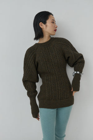 Sharp shape Wool pullover