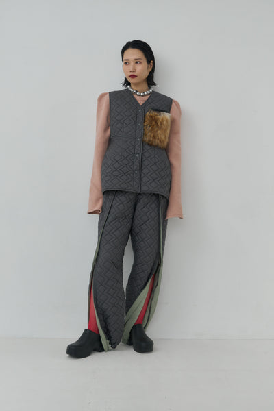 画像をギャラリービューアに読み込む, Reversible Craft Fur Pocket Vest