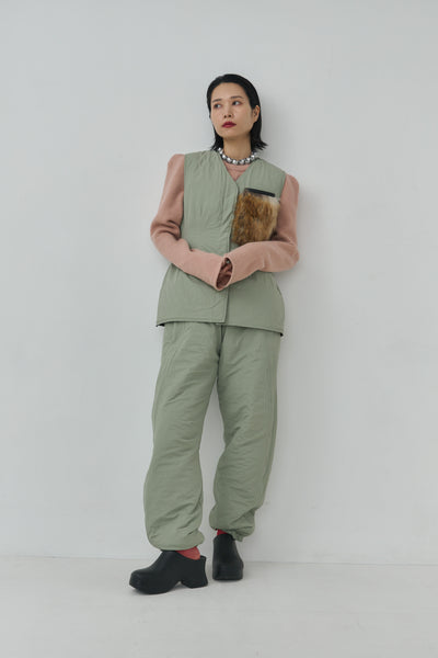 画像をギャラリービューアに読み込む, Reversible Craft Fur Pocket Vest