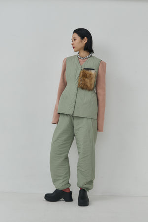 Reversible Craft Fur Pocket Vest