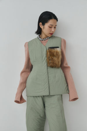 Reversible Craft Fur Pocket Vest