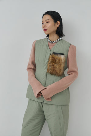 Reversible Craft Fur Pocket Vest