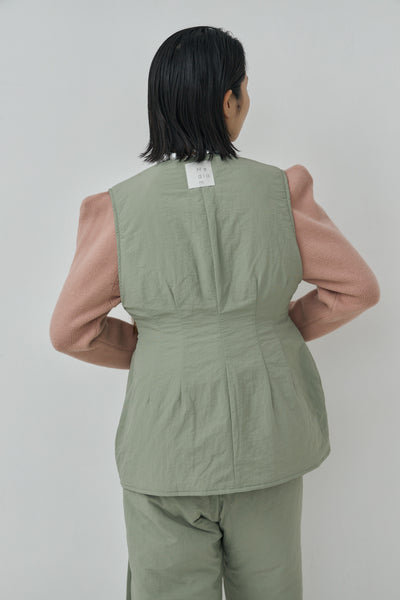 画像をギャラリービューアに読み込む, Reversible Craft Fur Pocket Vest