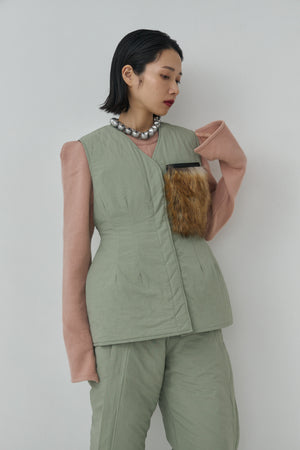 Reversible Craft Fur Pocket Vest
