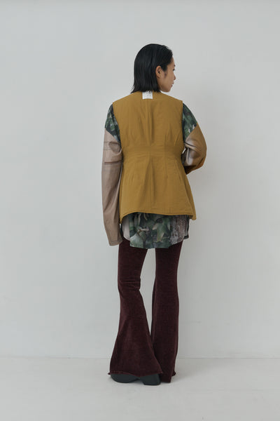 画像をギャラリービューアに読み込む, Reversible Craft Fur Pocket Vest