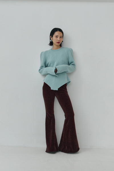 画像をギャラリービューアに読み込む, Wool Knit Bodysuit Like Pullover