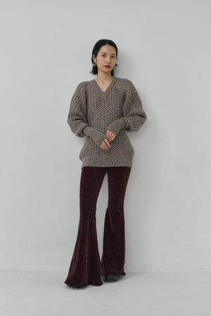 Sharp shape Wool pullover