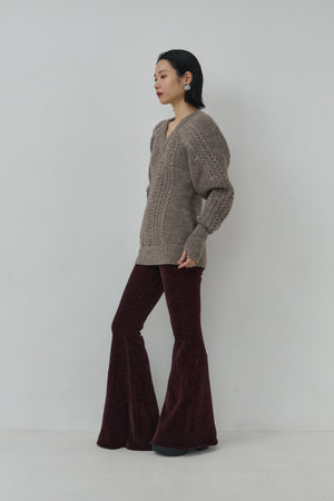 Sharp shape Wool pullover