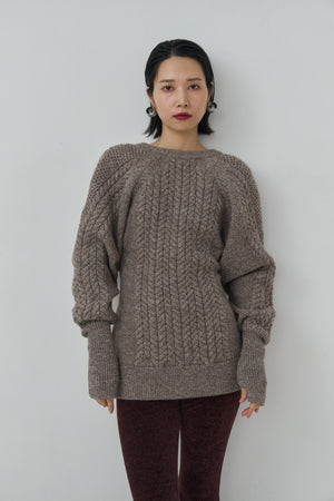 Sharp shape Wool pullover