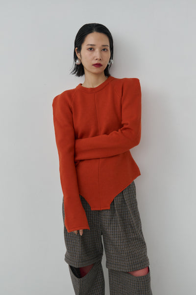 画像をギャラリービューアに読み込む, Wool Knit Bodysuit Like Pullover