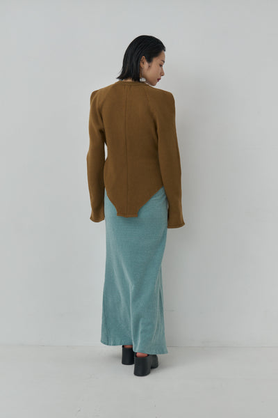 画像をギャラリービューアに読み込む, Wool Knit Bodysuit Like Pullover