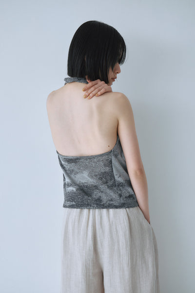 画像をギャラリービューアに読み込む, Sheer Jacquard Halter