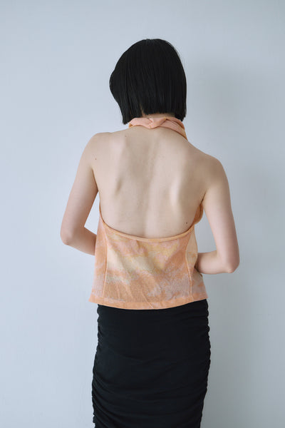 画像をギャラリービューアに読み込む, Sheer Jacquard Halter
