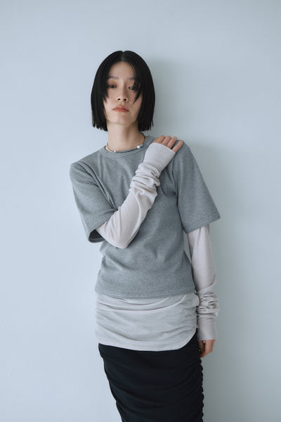 画像をギャラリービューアに読み込む, Stitch Tee & Sheer Top