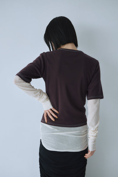 画像をギャラリービューアに読み込む, Stitch Tee & Sheer Top