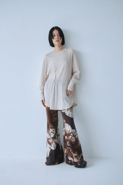 画像をギャラリービューアに読み込む, Photo Knit Bell Bottoms