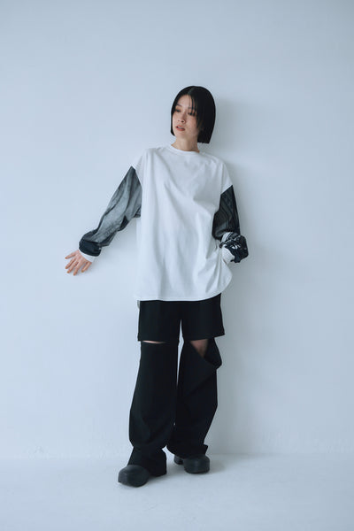 画像をギャラリービューアに読み込む, Memories Sleeve Rib Long Tee