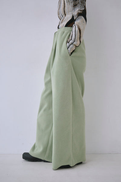 画像をギャラリービューアに読み込む, Fleece wide Pants