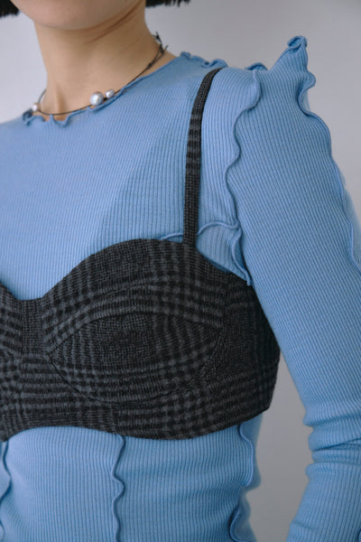 Load image into Gallery viewer, Glen check Bra