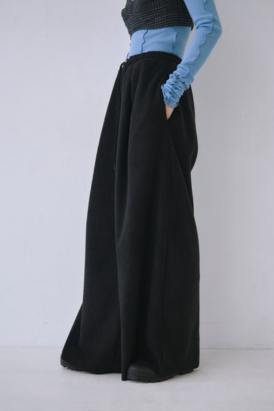 画像をギャラリービューアに読み込む, Fleece wide Pants