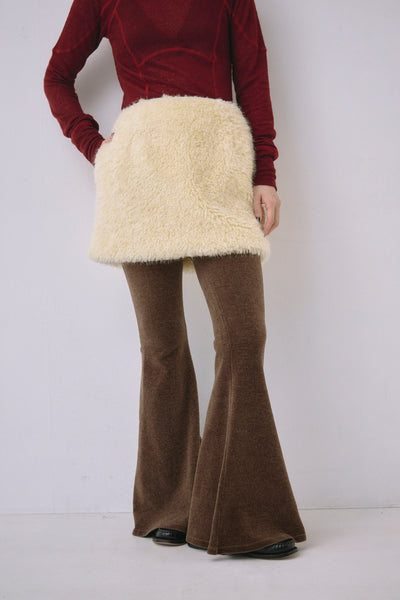 Load image into Gallery viewer, Craft fur Mini skirt
