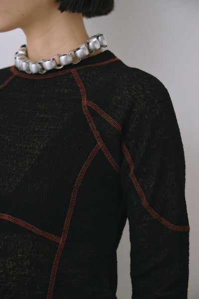 画像をギャラリービューアに読み込む, Lacy Jacquard Athletic Top