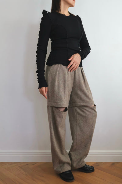 画像をギャラリービューアに読み込む, Pointed Shoulder Tops