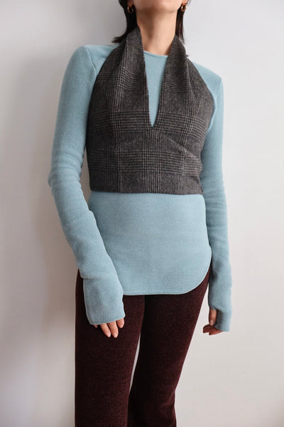 画像をギャラリービューアに読み込む, Check Halter Top