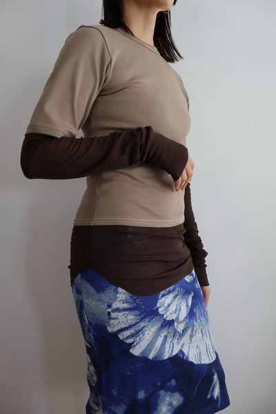 画像をギャラリービューアに読み込む, Stitch Tee & Sheer Top