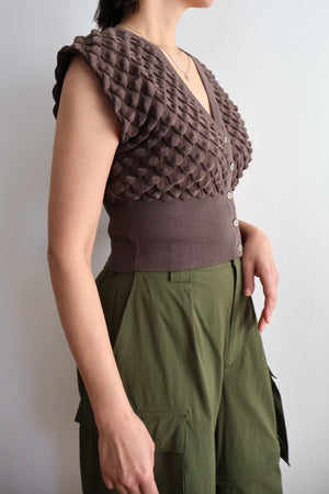 Scale Like knit vest