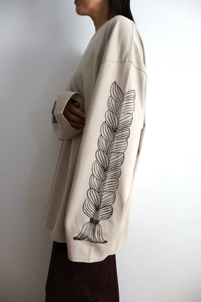 画像をギャラリービューアに読み込む, Mediam ×「STAMP DOODLE」Pullover