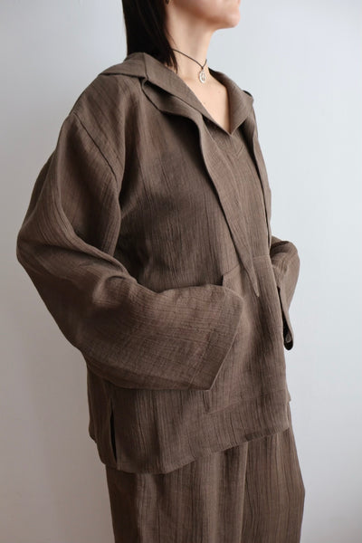 Load image into Gallery viewer, Sheer Linen Hoodie