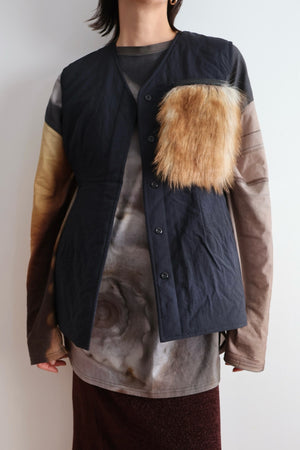 Reversible Craft Fur Pocket Vest