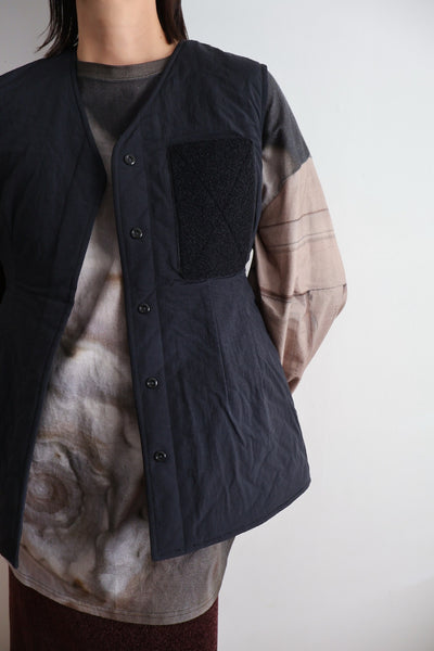 画像をギャラリービューアに読み込む, Reversible Craft Fur Pocket Vest