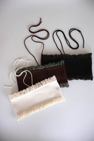Frill Lace Tube Bra